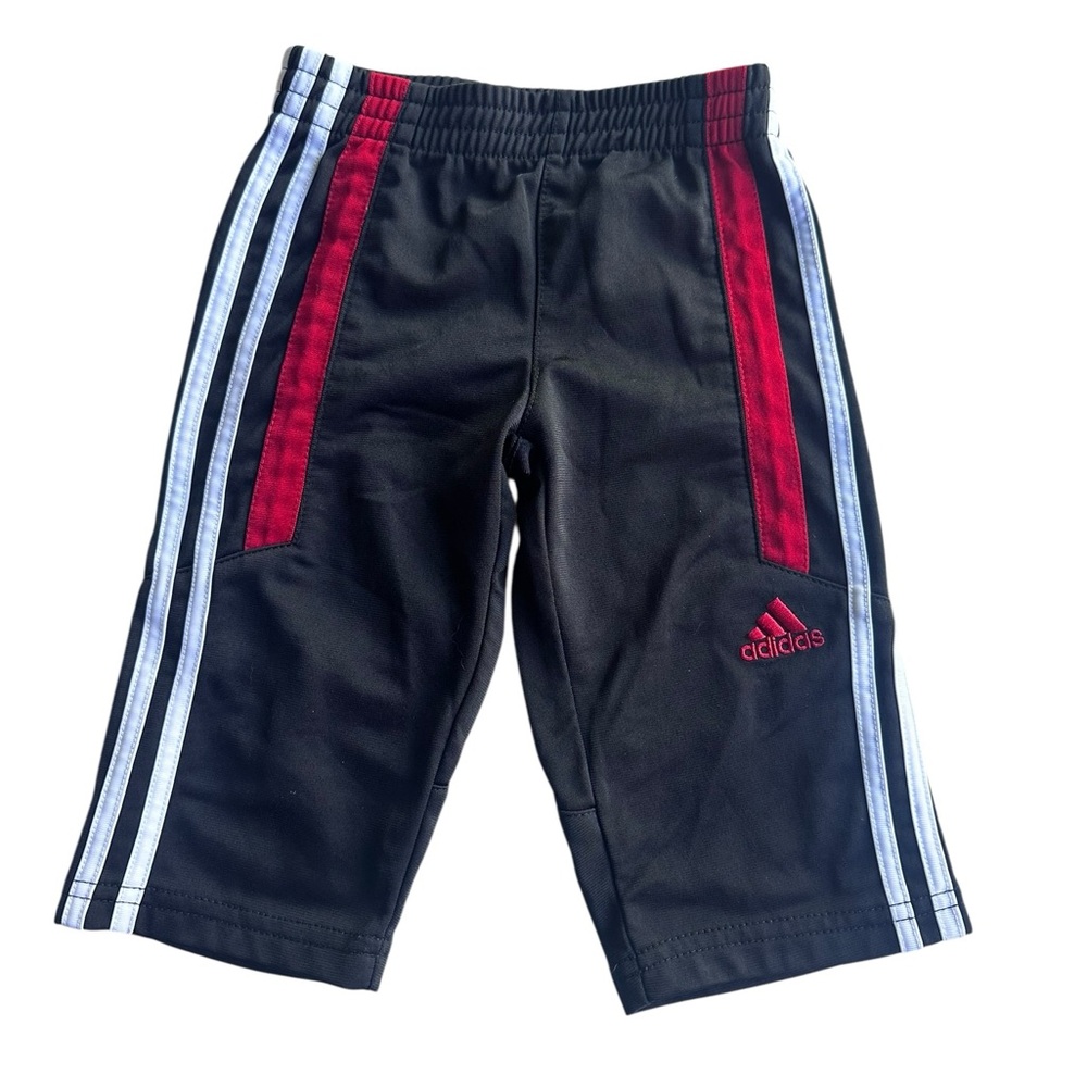 Adidas Baby Track Pants Size‎ 9 months Red, black and white